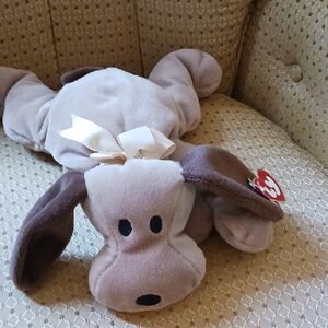 Ty Plush Dog Toy - Tan and Brown